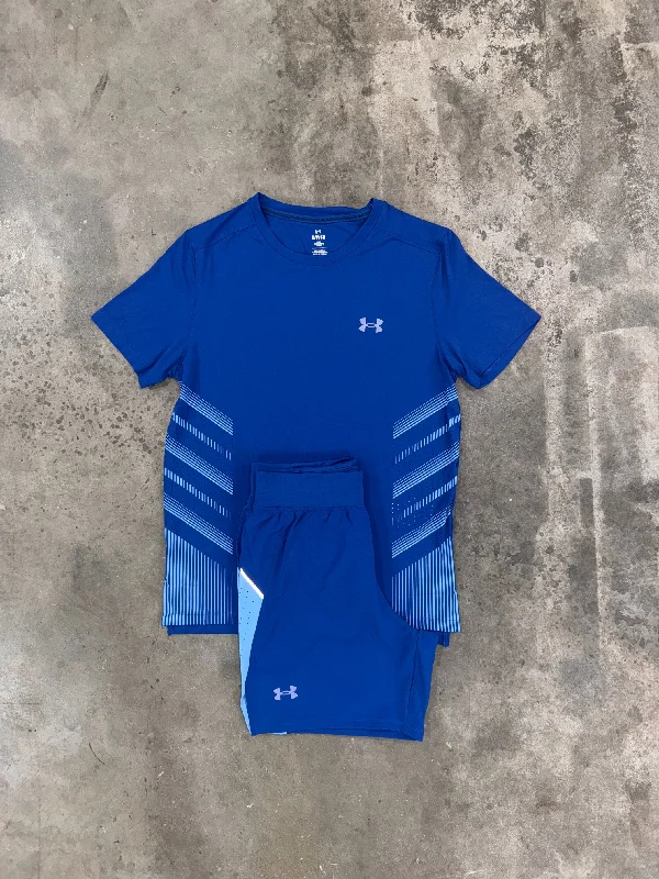 Under Armour Elite Blue Set - T Shirt / Shorts