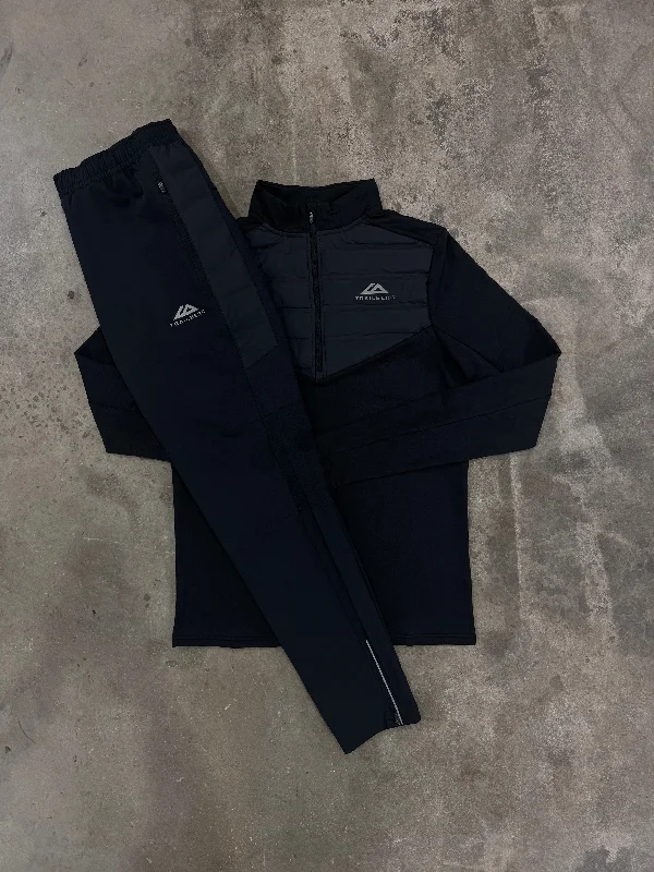 Trailberg Black Rhine Set - Quarter Zip / Pant