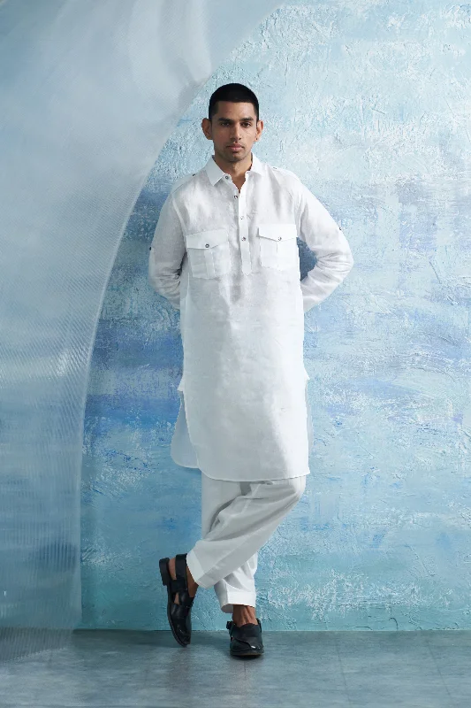 Aura Classic Linen Pathani