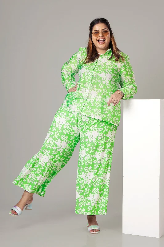 Leafage Co-Ord Set For Women