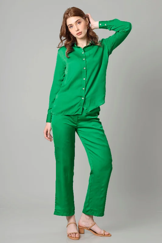 Bold Green Co-Ord Set For Women