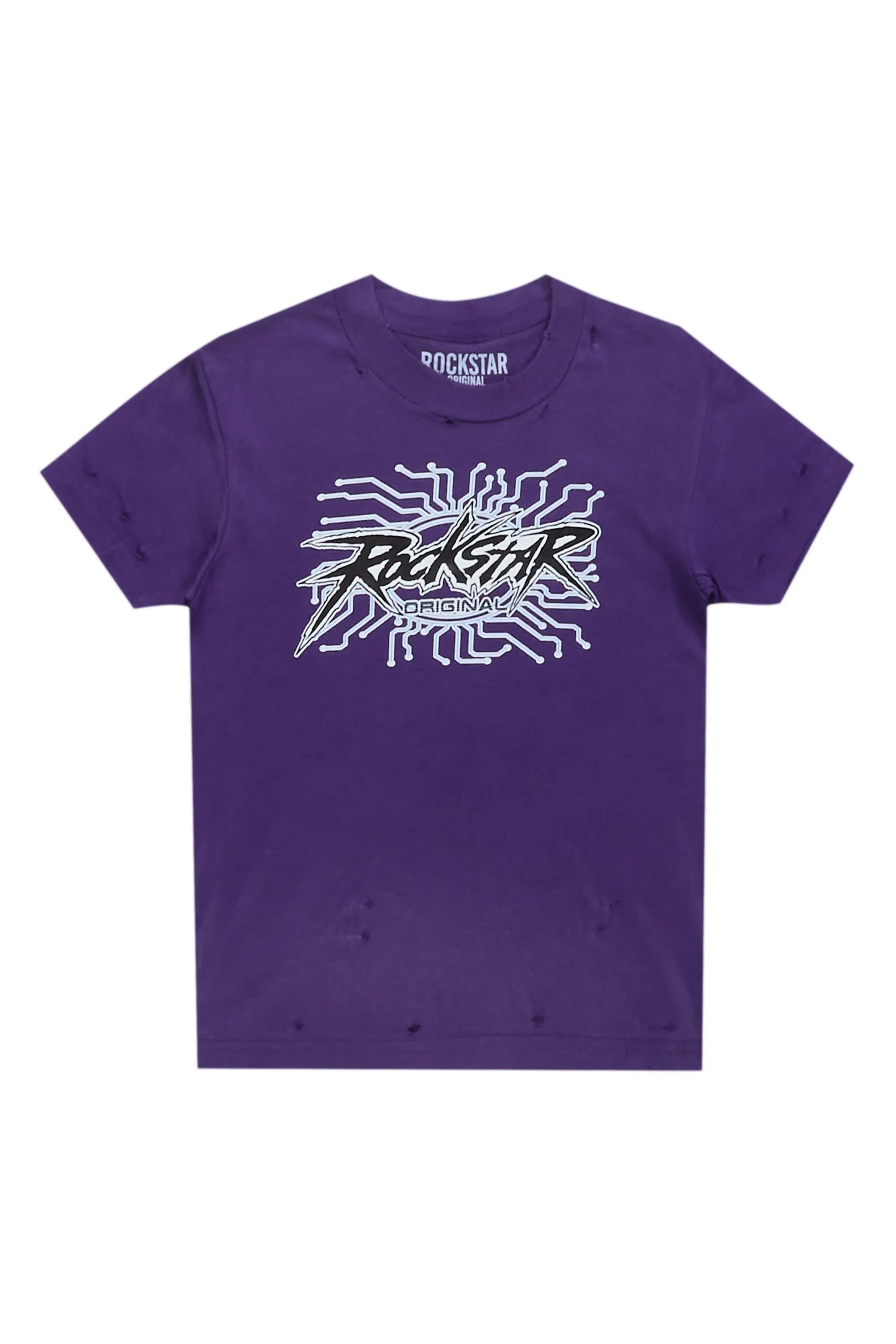 Future 2008 Purple Oversized Tee