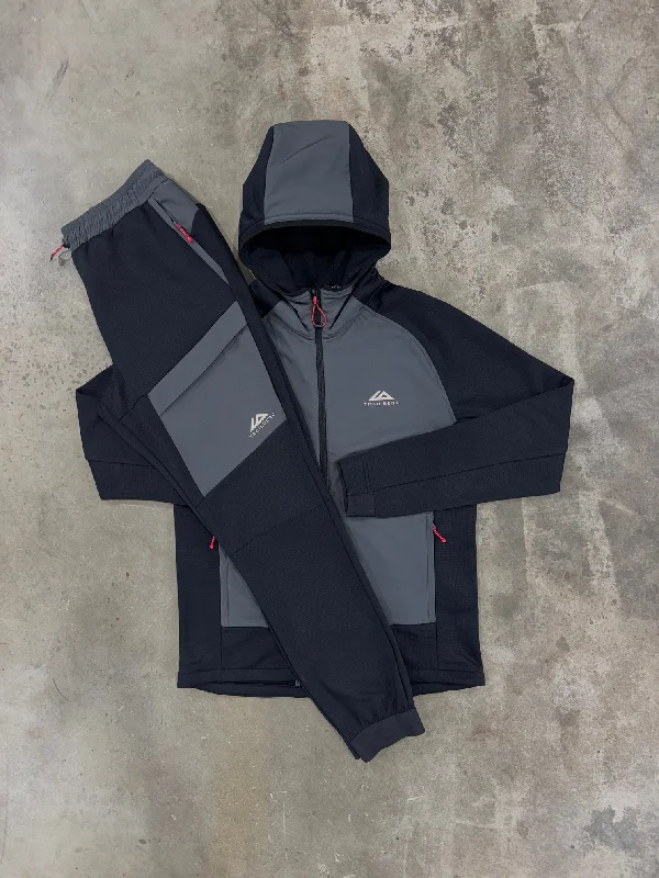 Trailberg Black Glacier Fleece Tracksuit - Jacket / Pant