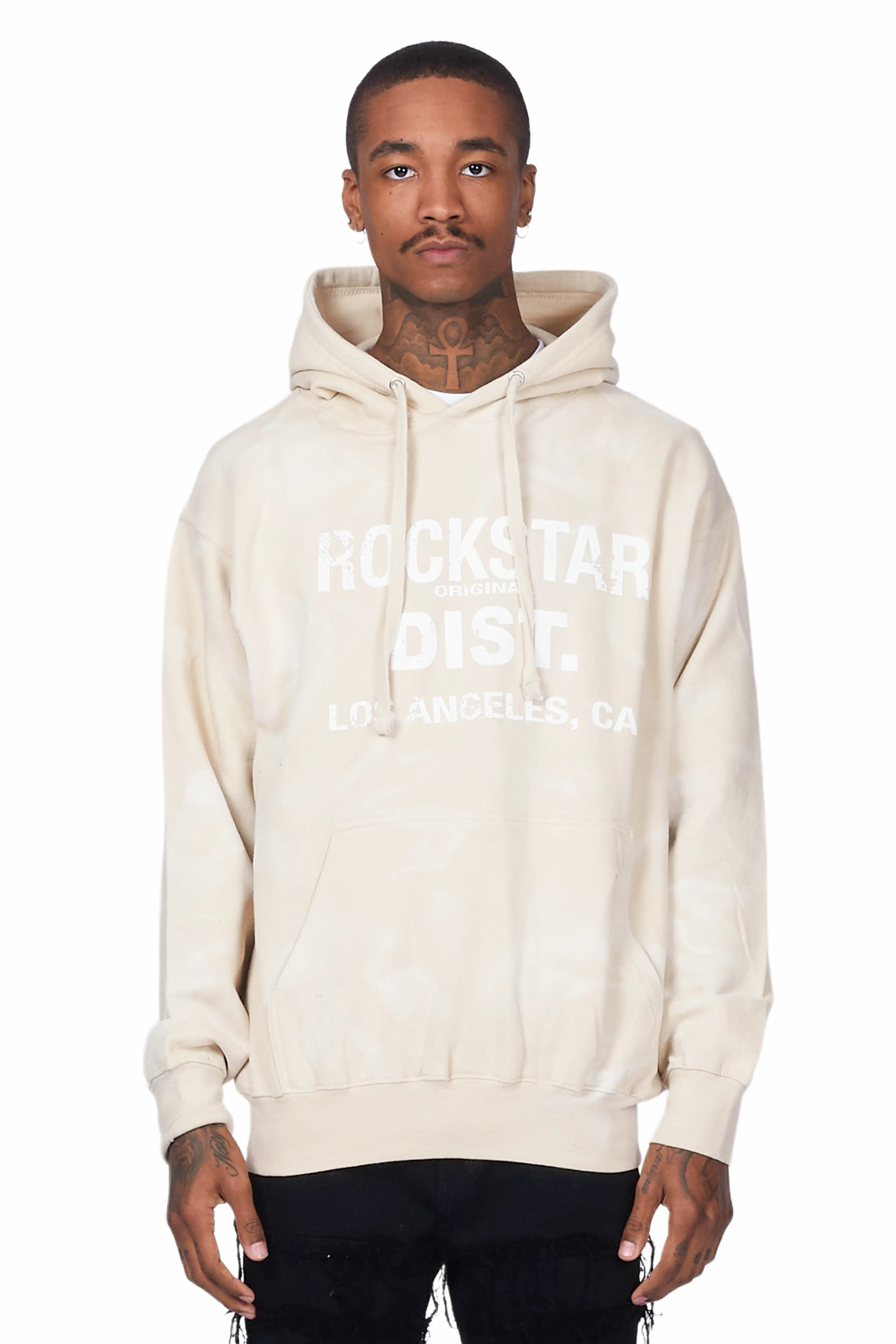 Nelly Beige Graphic Hoodie