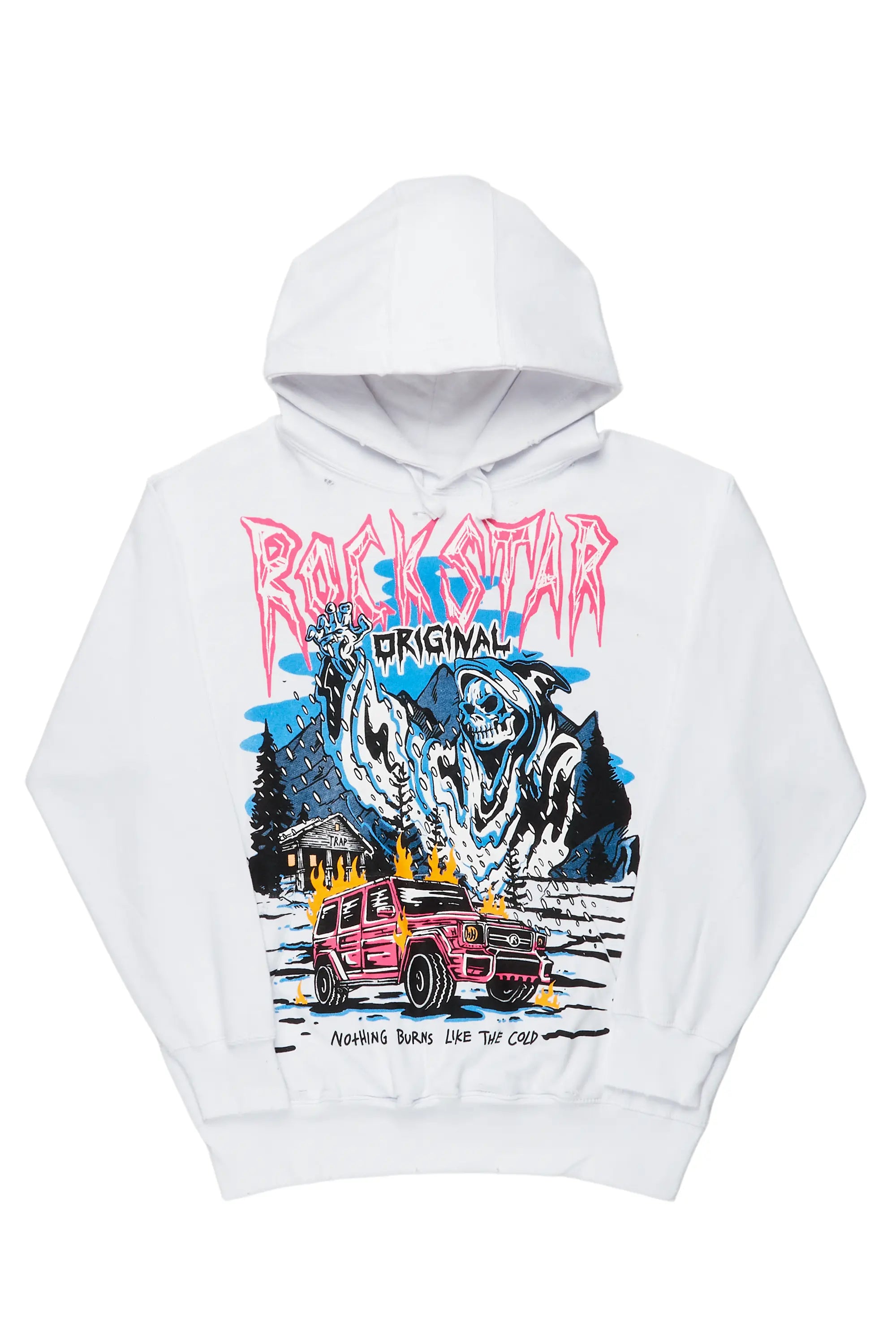 Mercy Wagon White Oversized Hoodie