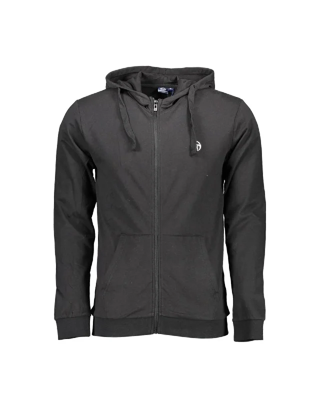 Sergio Tacchini  Mens Full Zip Hoodie Black