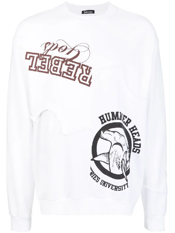 Logo-Print Crew Neck Sweatshirt