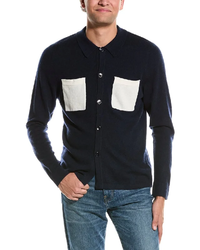 Kier + J Wool & Cashmere-Blend Overshirt