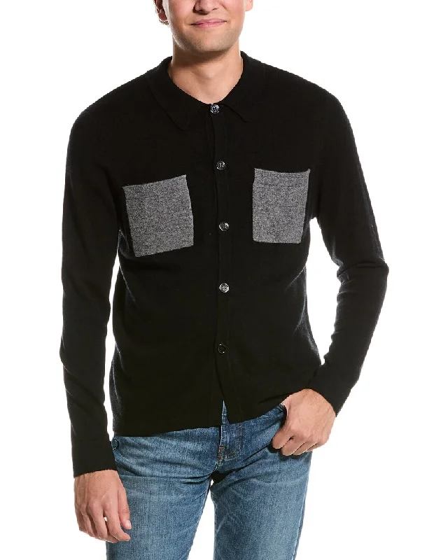 Kier + J Wool & Cashmere-Blend Overshirt