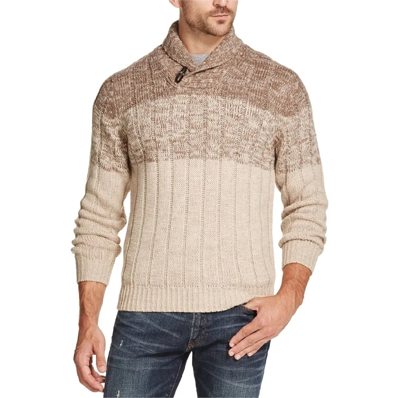 Weatherproof Mens Ombre Shawl Sweater