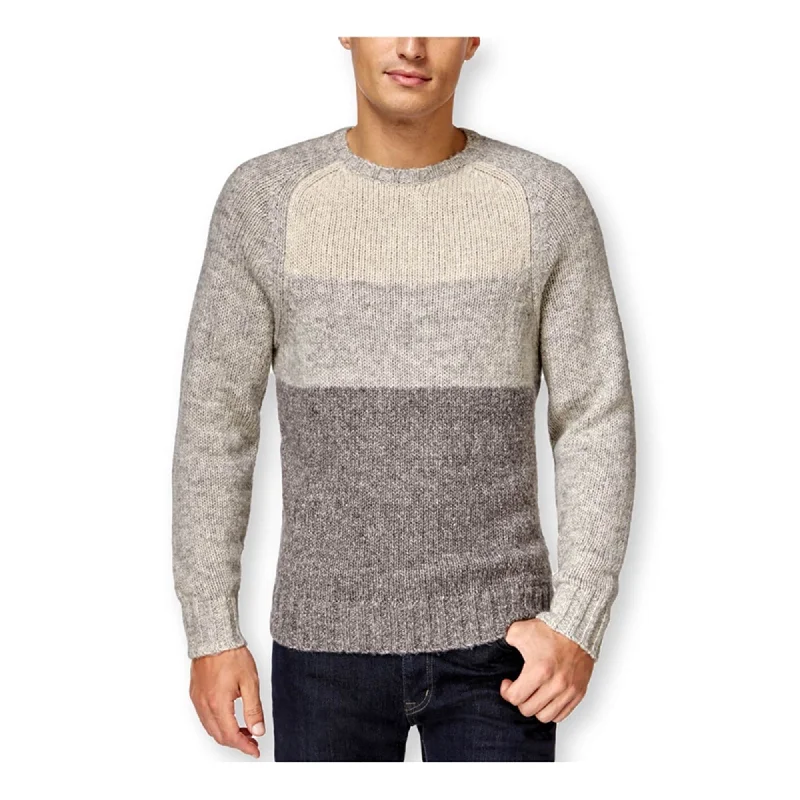 Club Room Mens Colorblock Crew-Neck Knit Sweater