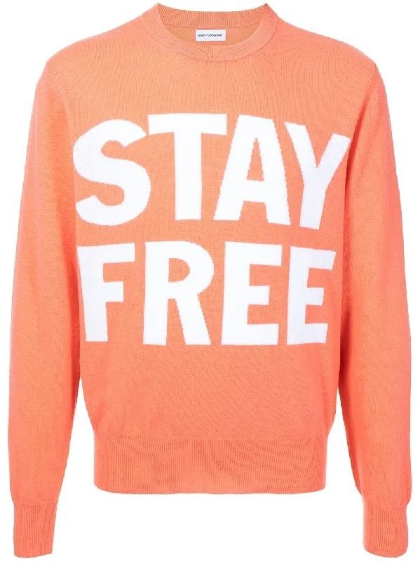 Stay Free Print Sweatshirt