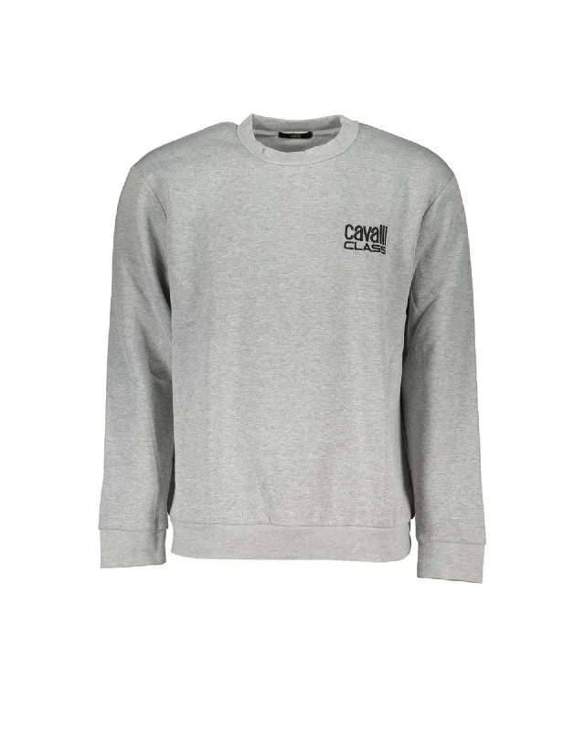 Cavalli Class  Men's Crew Neck Sweatshirt - Gray