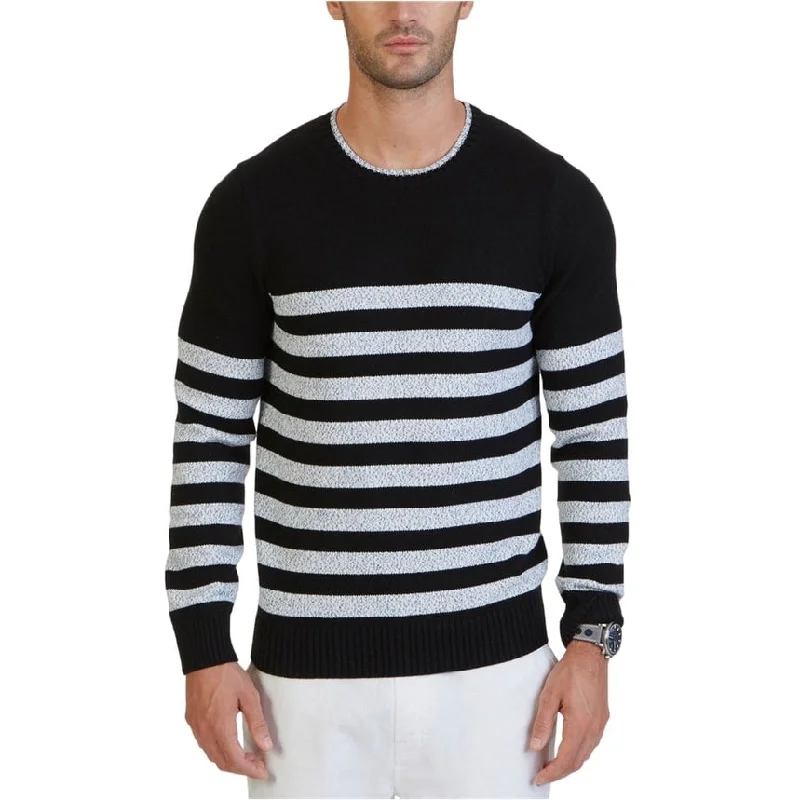 Nautica Mens Betron Striped Pullover Sweater