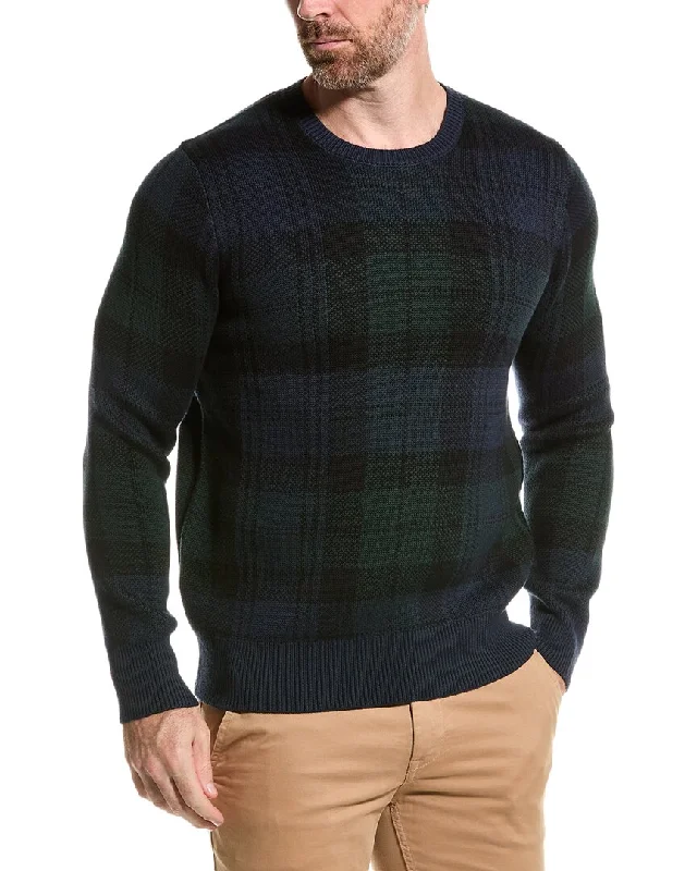 Brooks Brothers Tartan Crewneck Sweater