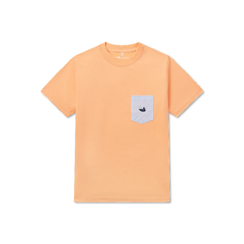 Youth Stewart Pocket Tee - Seersucker