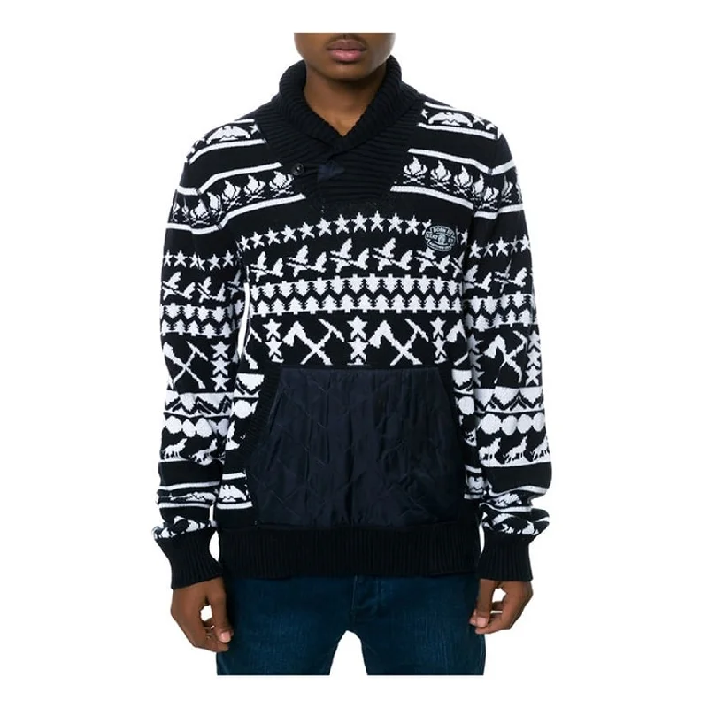 Born Fly Mens The Aviator Cardigan Sweater