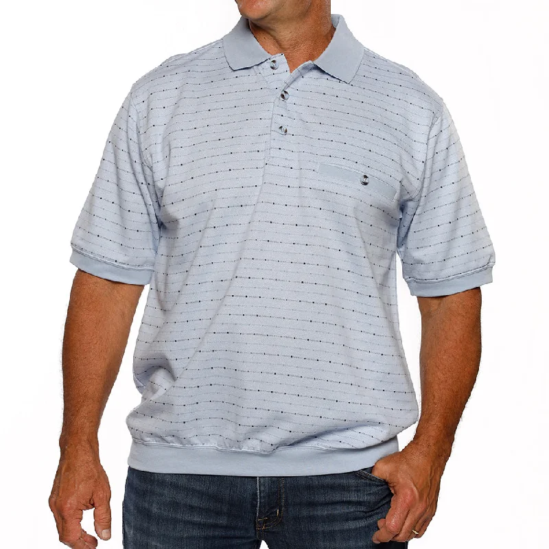 Classics by Palmland Short Sleeve Polo Shirt Light Blue - Big and Tall - 6091-100