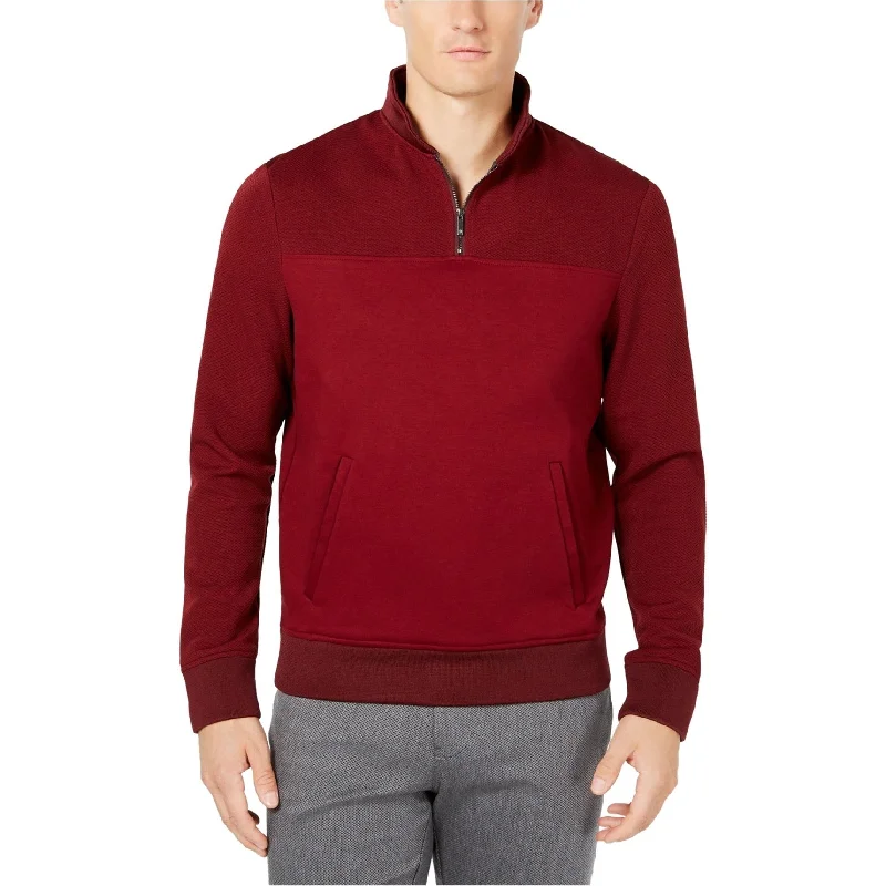 Ryan Seacrest Mens Quarter Zip Pullover Sweater