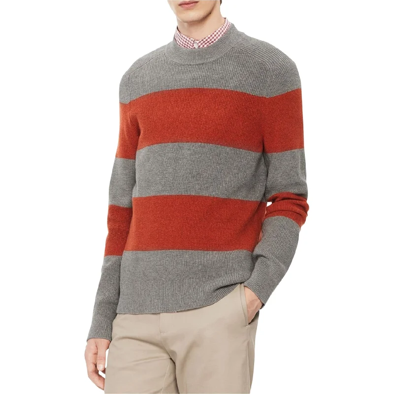 Calvin Klein Mens Striped Pullover Sweater