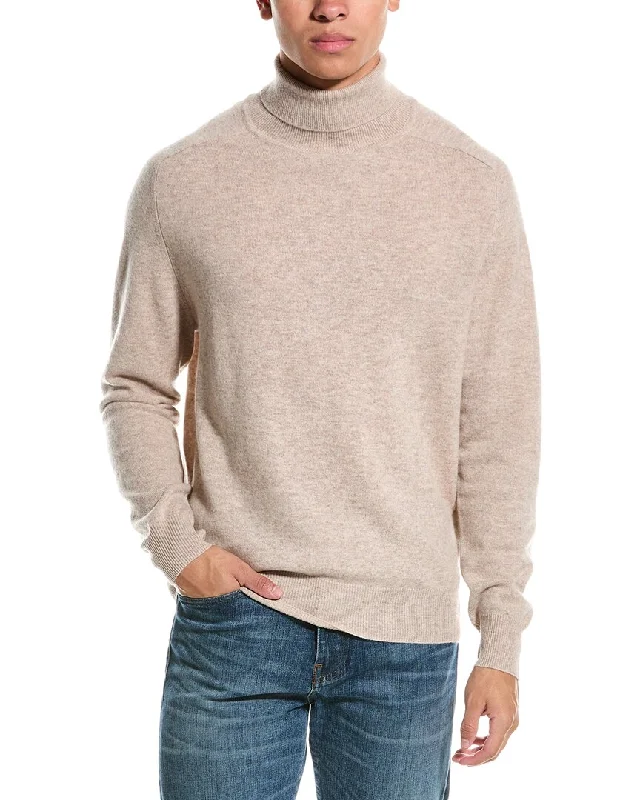 Kier+J Wool & Cashmere-Blend Turtleneck Sweater