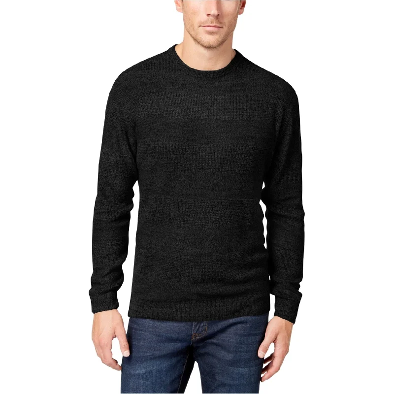 Weatherproof Mens Textured Striped Pullover Sweater