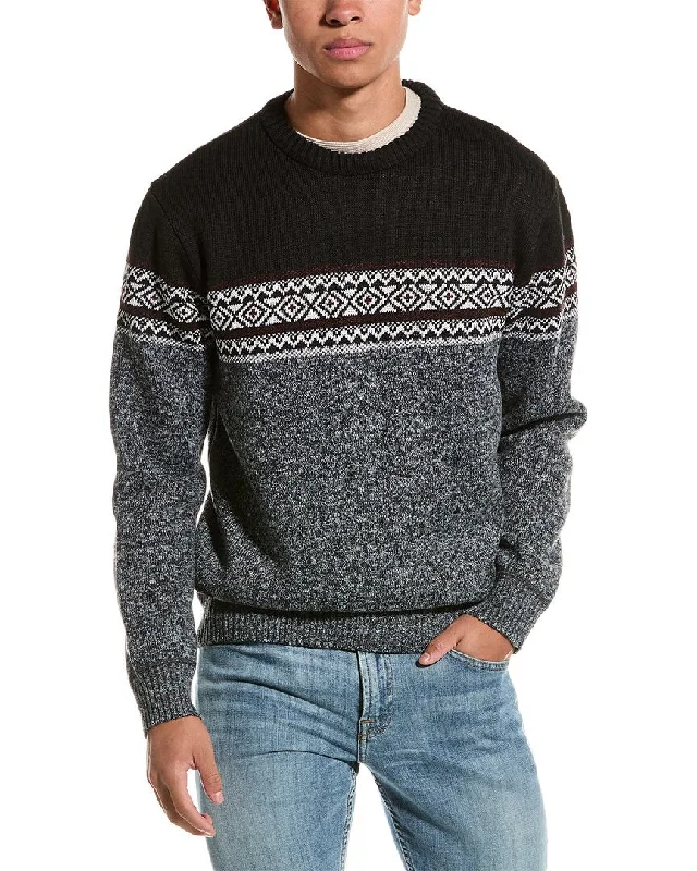 Point Zero Bonded 7 Gauge Recycled Texture Crewneck Sweater