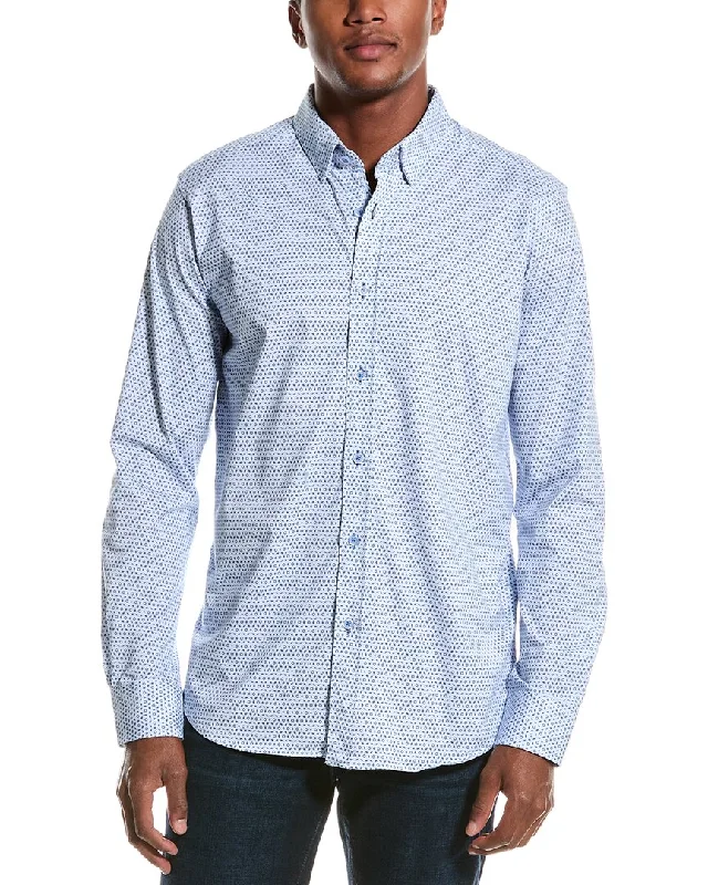 Robert Graham Brexton Tailored Fit Knit Shirt