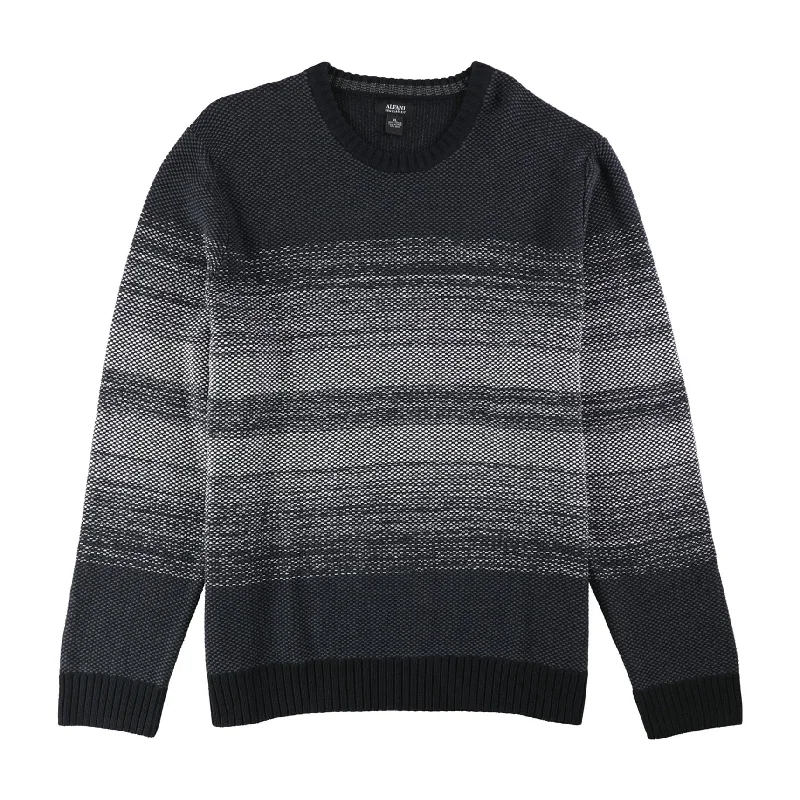 Alfani Mens Ombre' Stripe Pullover Sweater