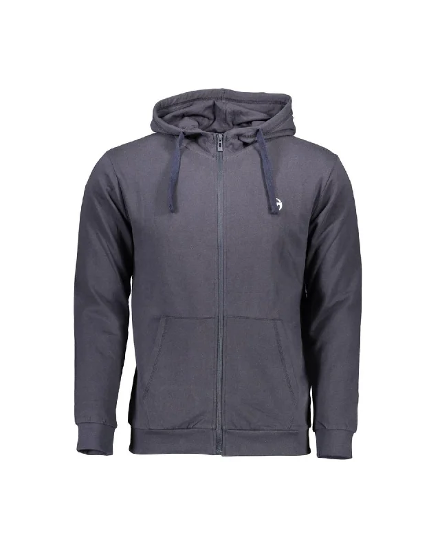 Sergio Tacchini Hooded Zip-Up Cotton Sweater