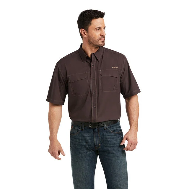 ARIAT CHOCOLATE VENTTEK OUTBOUND SHIRT