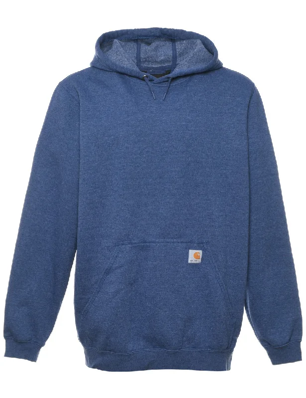 Carhartt Navy Printed Hoodie - L