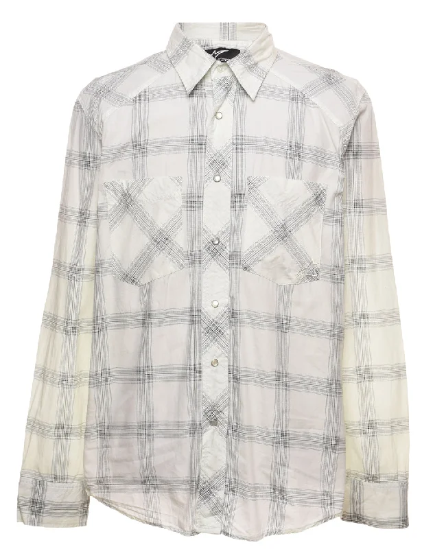 Checked Western Shirt - L