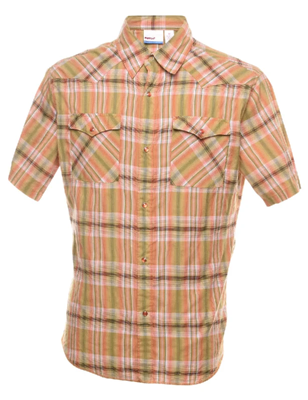 Checked Western Shirt - M