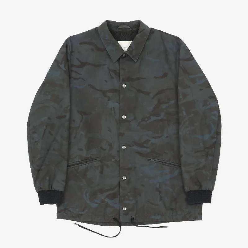 Lightweight Camo Coach Jacket