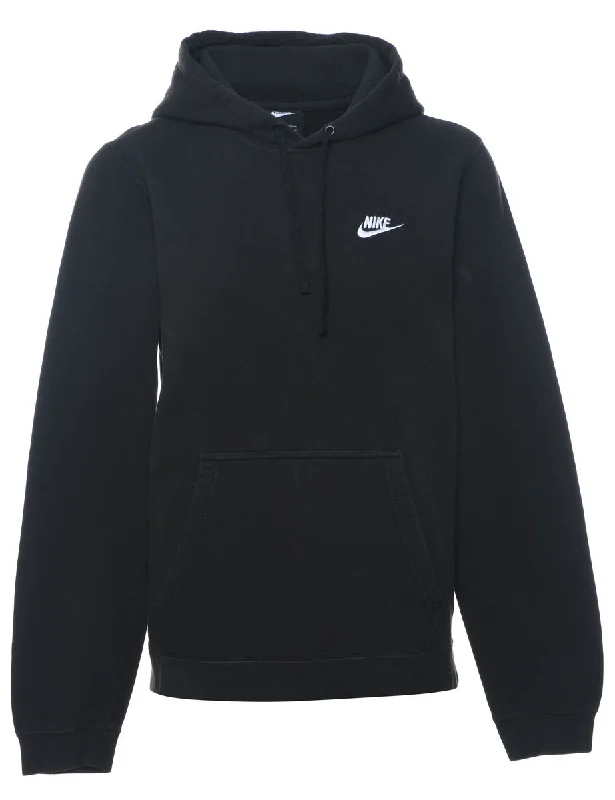 Nike Hooded Black Embroidered Sweatshirt - S