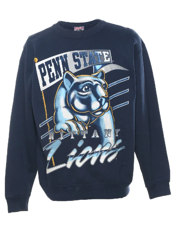 Penn State Nittany Lions Football Sports Sweatshirt - L