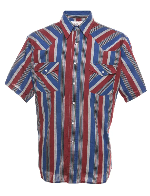 Striped Western Shirt - L