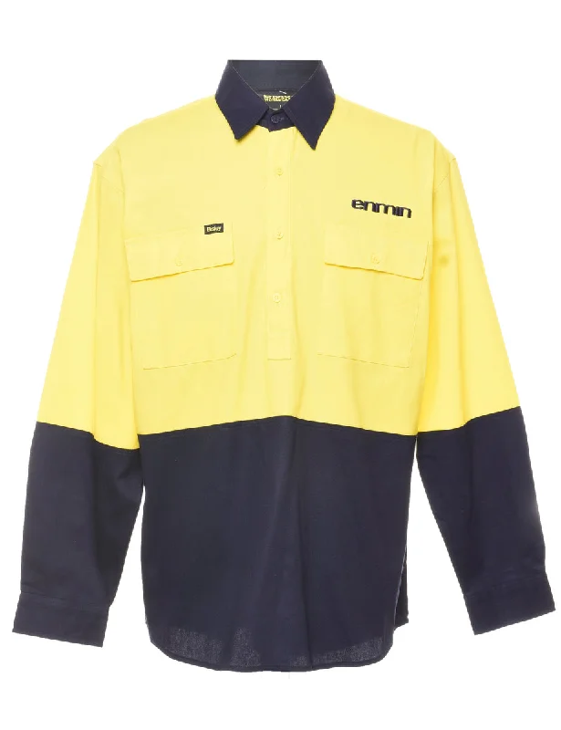 Two Tone Workwear Shirt - L