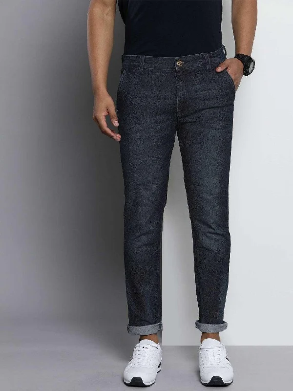 Men's Solid Jeans