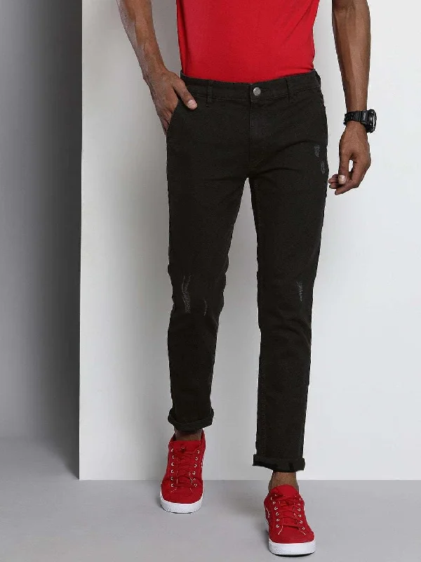 Men's Solid Jeans