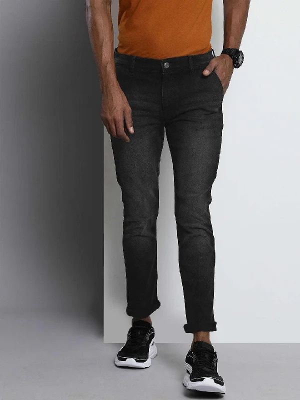 Men's Solid Jeans