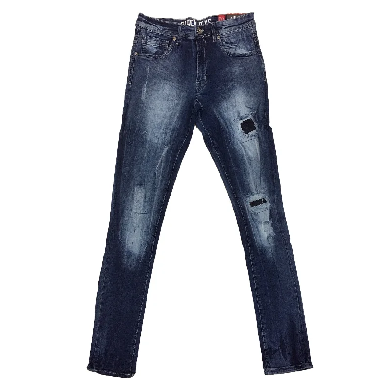 Black Pike Ripped Jean (Indigo)