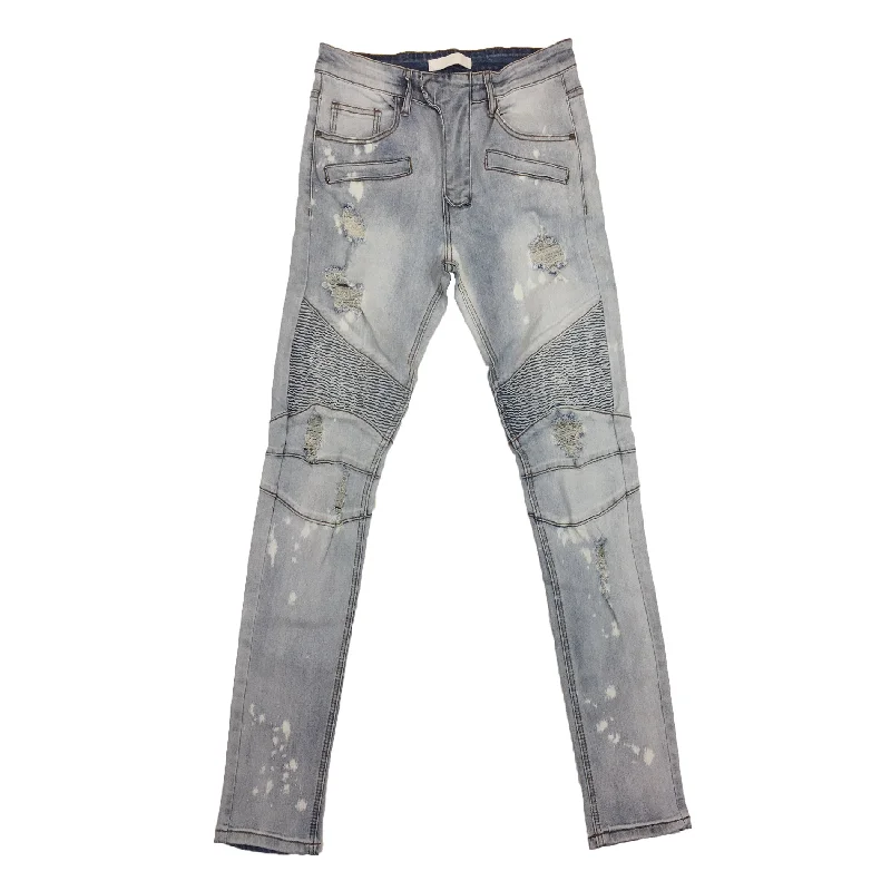 KDNK Moto Biker Jean (Medium Vintage Blue)