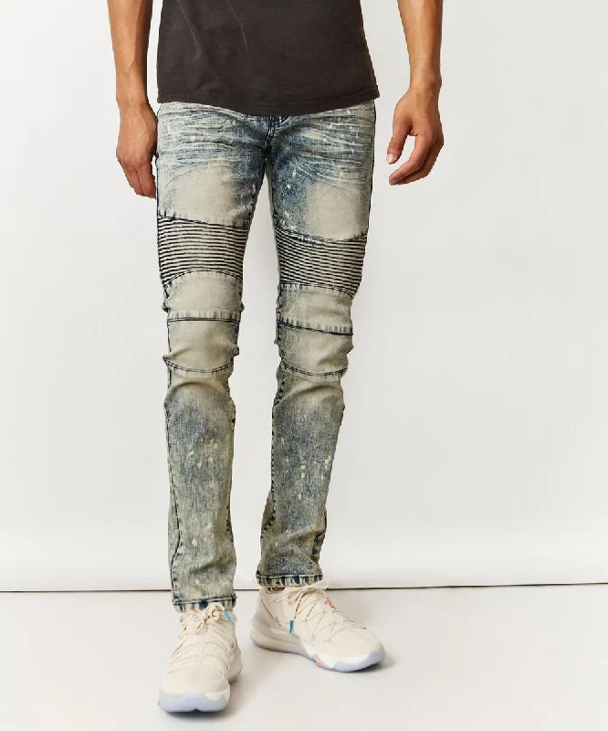 Reason Clothing Catch Up Denim Biker Jean