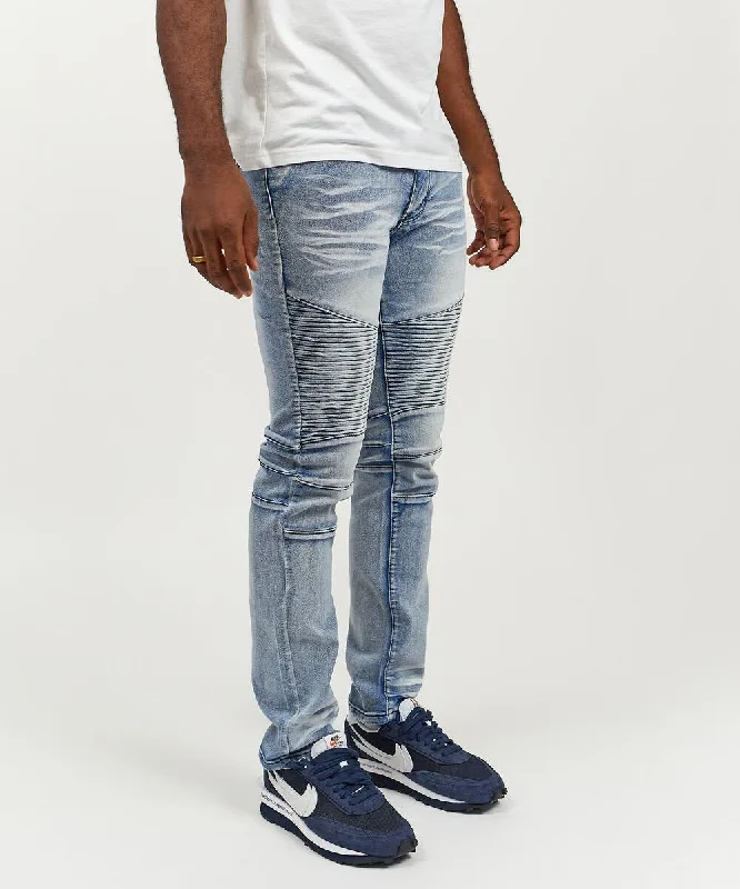 Reason Clothing Pines Denim Biker Jean