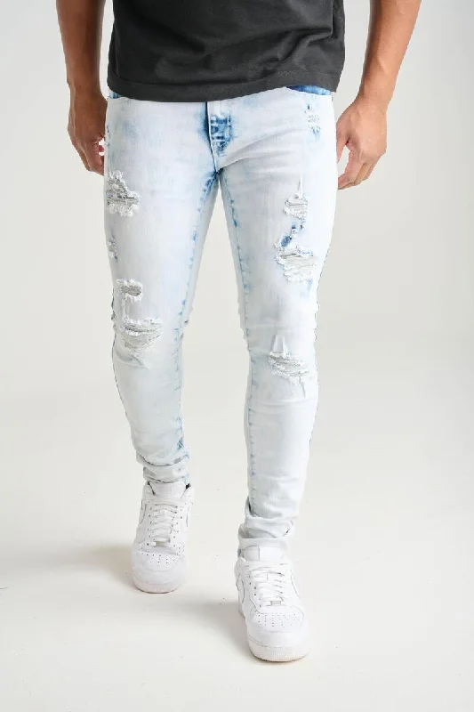 Spark Ripped Jean (Ice Blue)