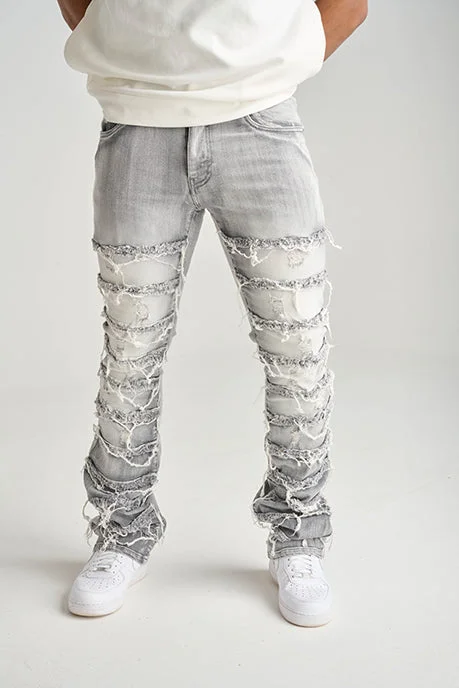 Spark Premium Stretch Stacked Jean (Grey)