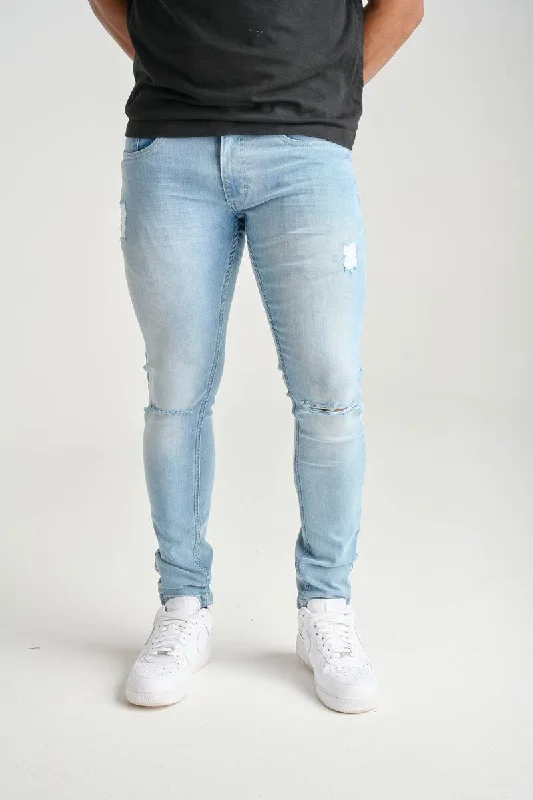 Spark Ripped Jean (Light Blue)