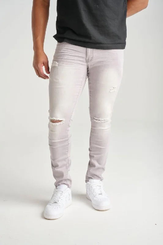 Spark Ripped Jean (Light Grey)